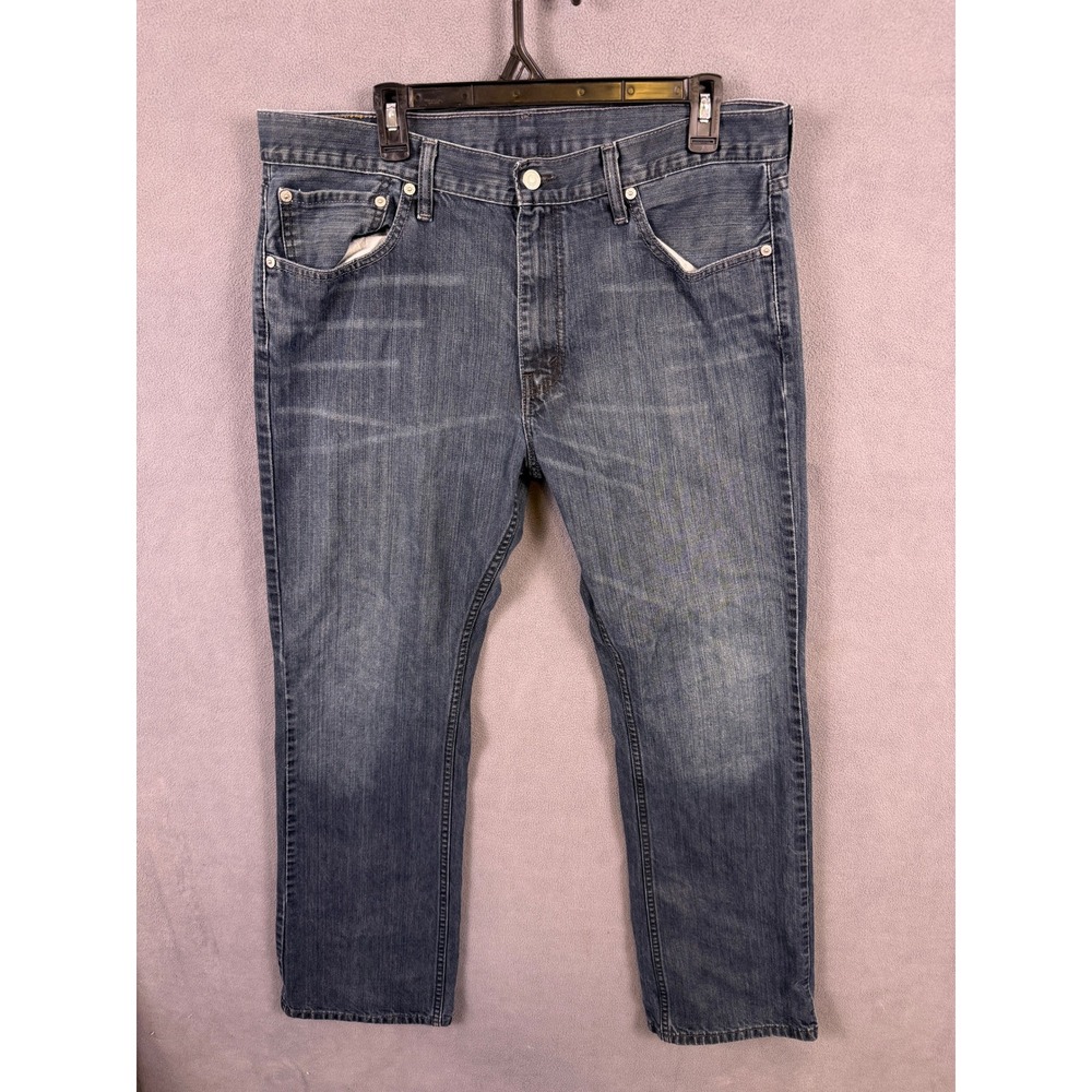 Levi's 527 Slim Bootcut Jeans Mens 36x32 Dark Wash Pants Cowboy Western Rodeo